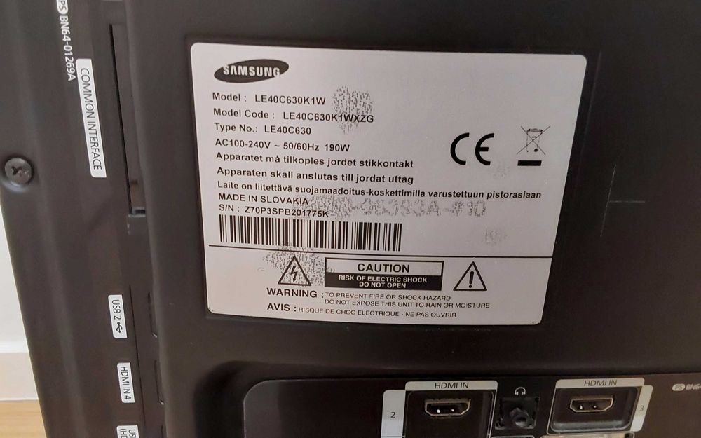 Tv samsung 40" perfeita