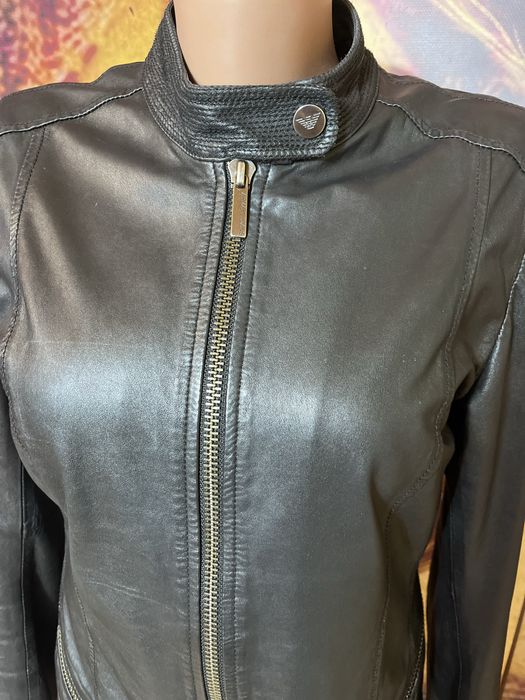 Куртка шкіряна Armani Jeans