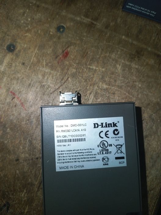 медіаконвертер D-Link DMC-G01LC,