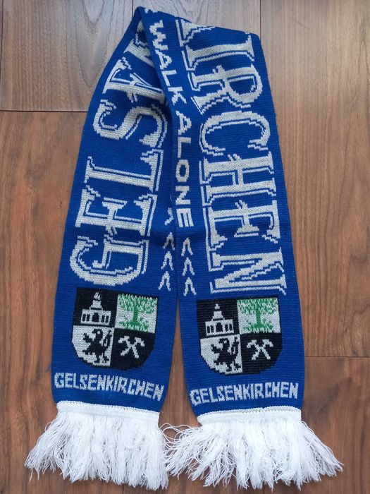 Schalke 04 Gelsenkirchen szalik piłkarski vintage