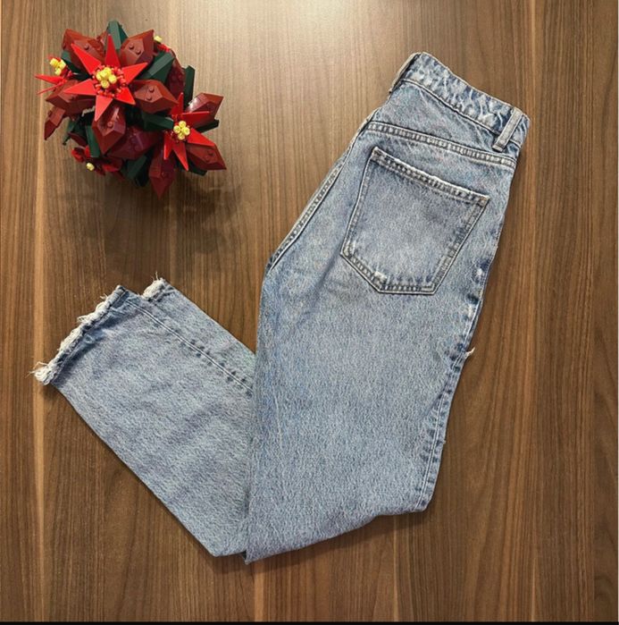 Spodnie dzinsowe zara S boyfriend mom fit