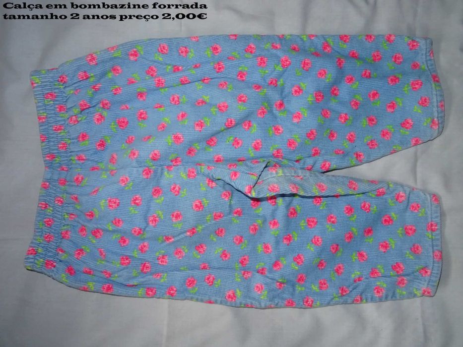 calças de ganga e outras 6,9,12 mes e 2,8,10,12 anos outono/inverno