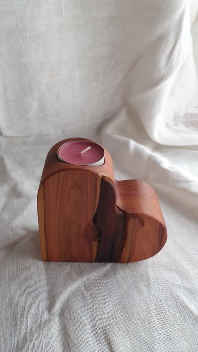 Serduszko, świecznik