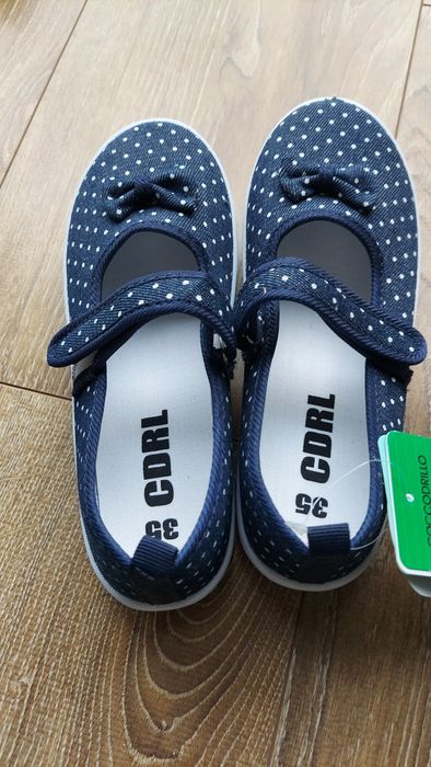 Trampki w kropki Coccodrillo rozm.35 NOWE