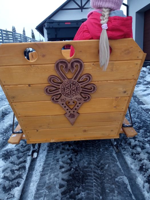 Sanie sanki do quada auta traktora na kulig