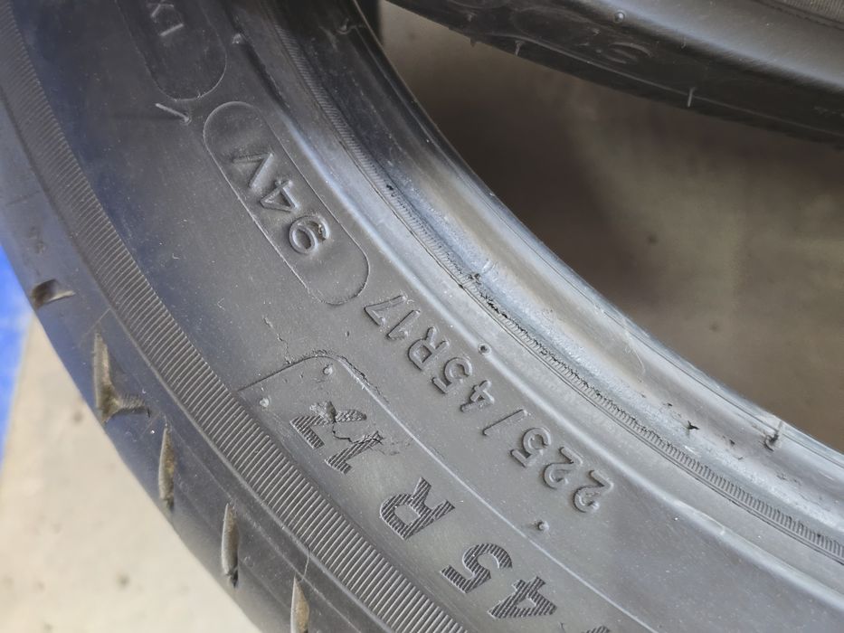 Goauto літні шини Michelin Primacy 4 225/45 r17 94V пара 5.5мм залишок 2022рік