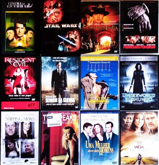 Filmes DVD Originais (lote 9 -Actualizado)
