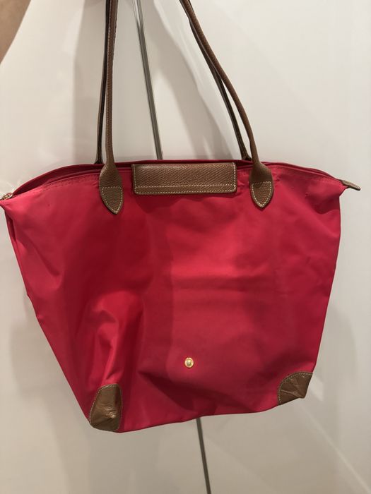 Mala vermelha longchamp