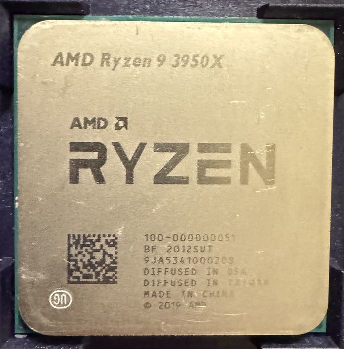 Процесор AMD Ryzen 9 3950X 16 ядер 32 потоки AM4