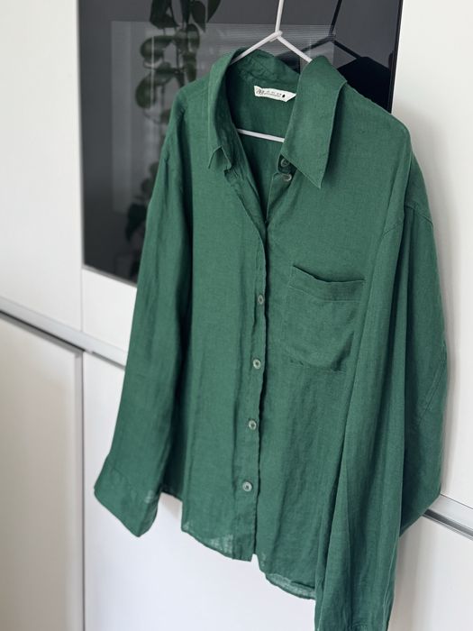 Лляна сорочка блуза Zara