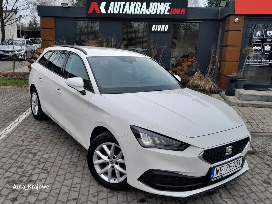 Seat Leon 130KM, Bardzo dobry stan, 1wł, Salon PL, FV 23% WE7E701