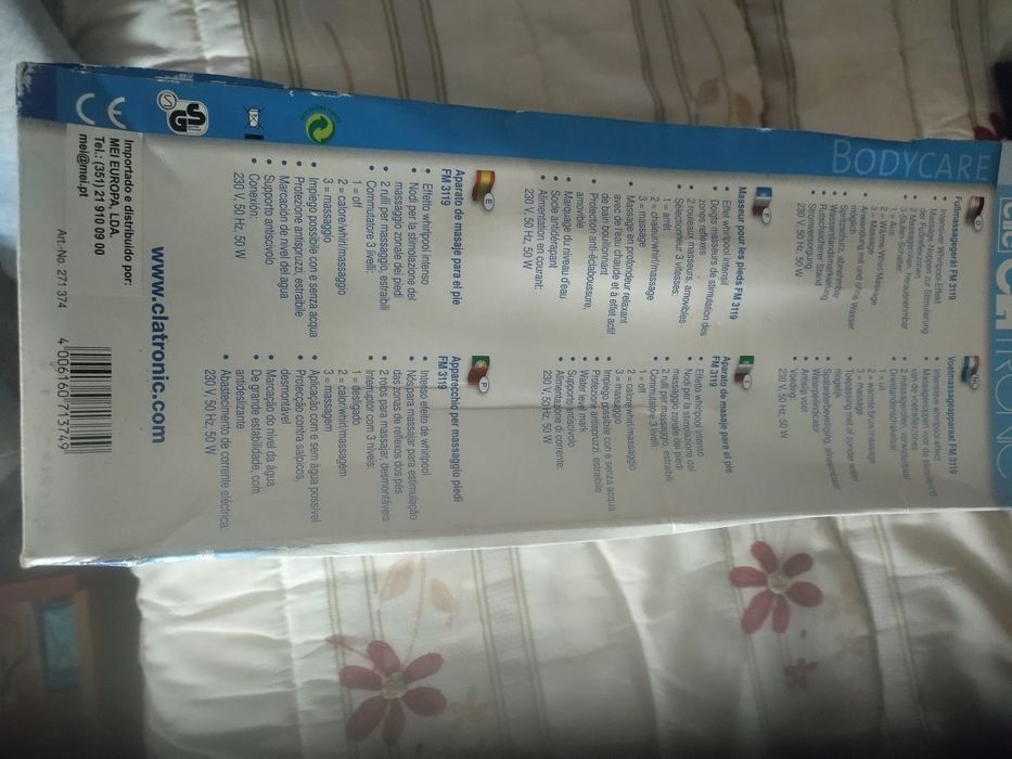 Masajador de pés Clatronic FM 3119