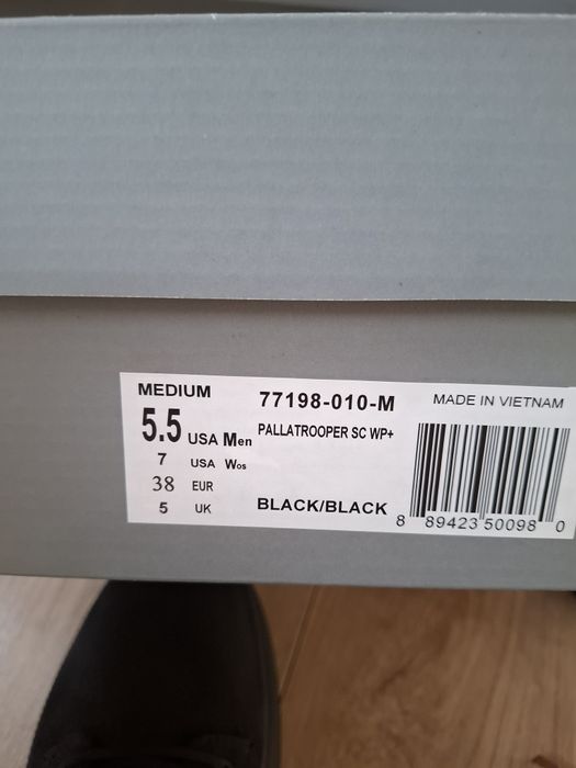 Buty Palladium Pallatrooper wodoodporne skórzane 38