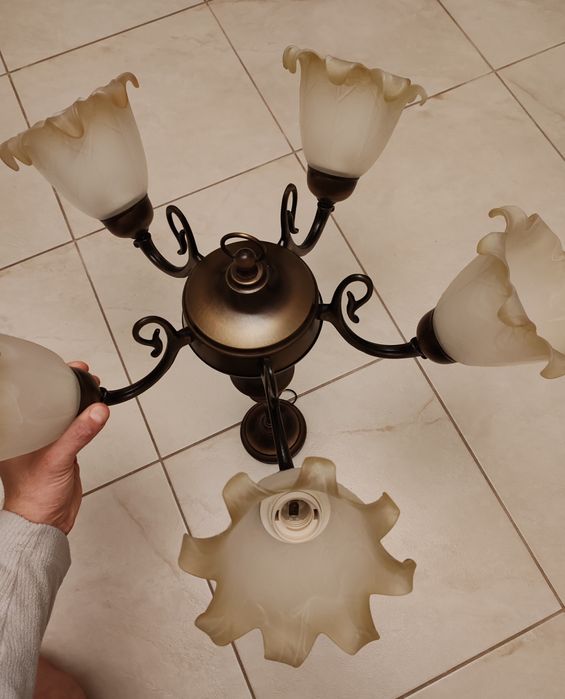 Żyrandol, lampa do salonu