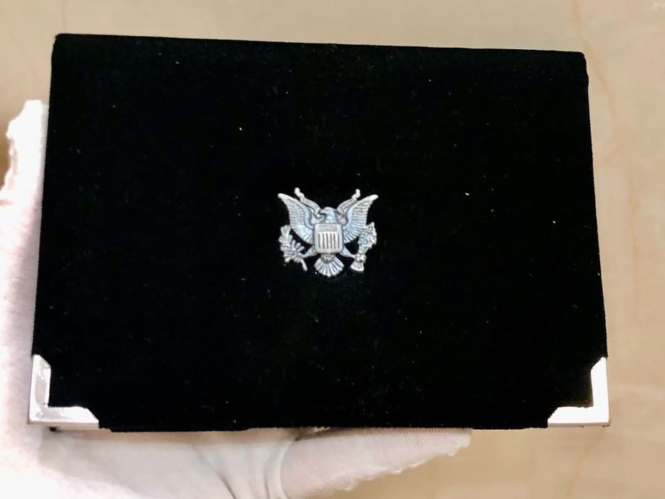 ПРУФ сет монет США 1998р. Складень. Сертифікат. СРІБЛО.