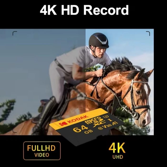 Karta pamięci KODAK 64GB GB MicroSD SDXC C10 V30 U3 A1 4K PREMIUM Chip Kraków Wysyłka