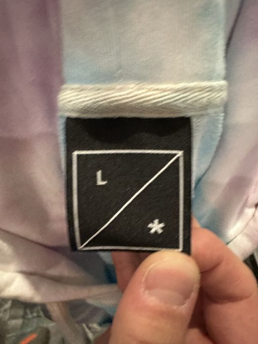 Kamuflage bluza z kapturem z nadrukiem niebieska