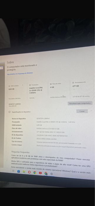 Pc gaming i3 10100f