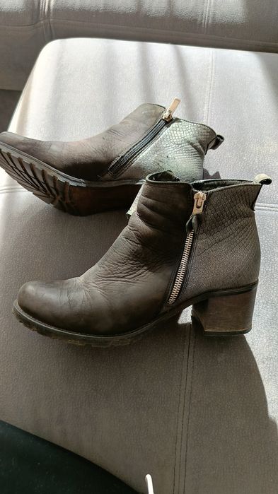 LAN Kars botki damskie skórzane 38