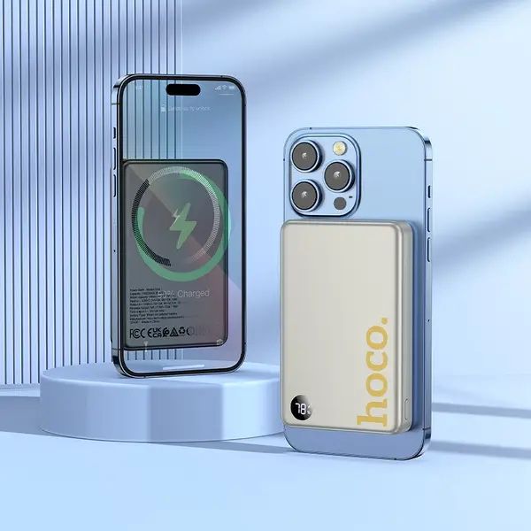 Павербанк 10000 mAh повербанк 10000 з швидкою зарядкою PD20W HOCO Q34 павер банк 10000 з MagSafe повер банк купить повербанк ОПТ павербанки оптом