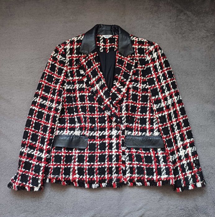 Liu Jo dzianinowy żakiet wełna rozmiar L