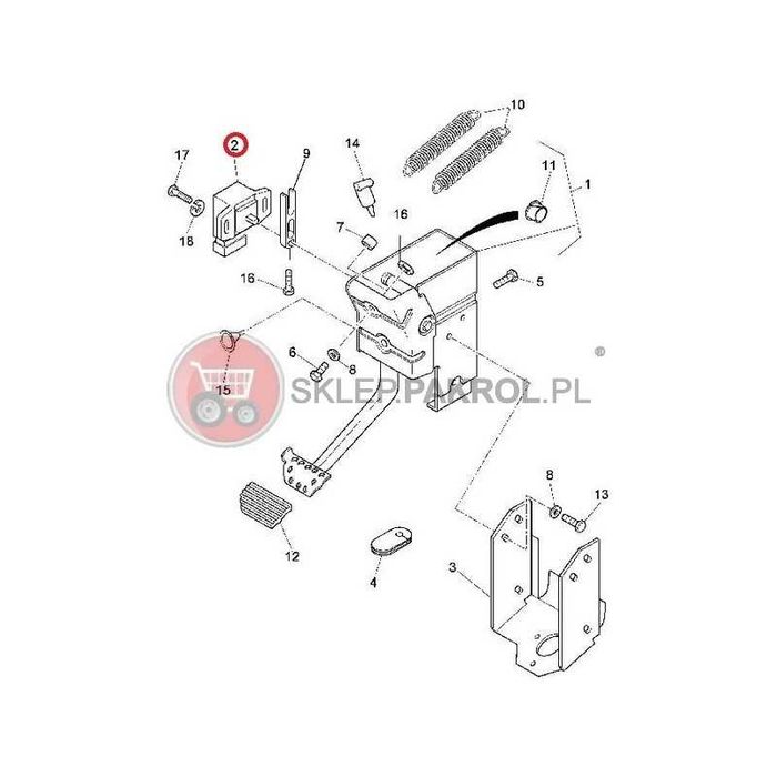 Potencjometr Sprzęgła McCormick CX 452453A1