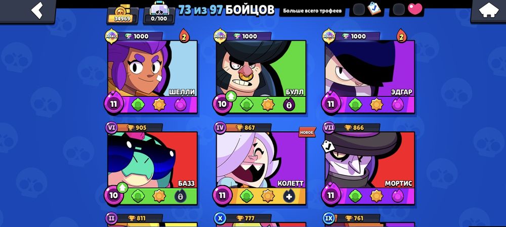 Аккаунт бравл Старс