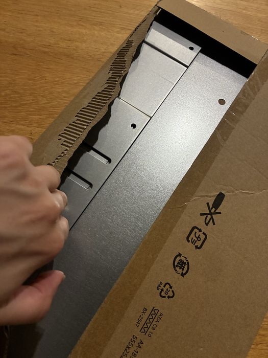 IKEA UTRUSTA 103.019.60 – uchwyt/półka pod piekarnik METOD – nowa
