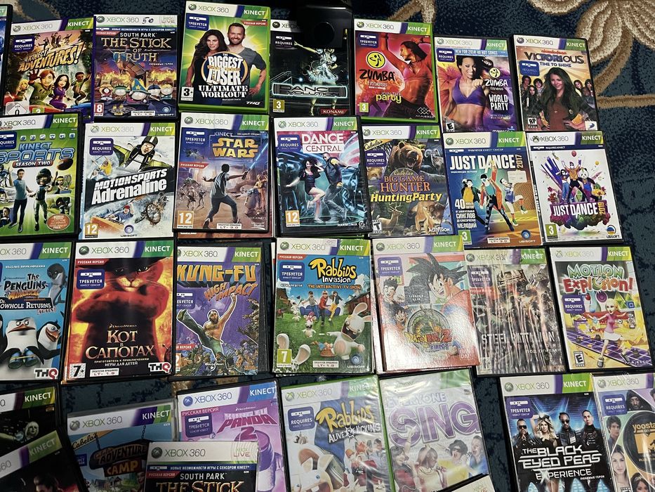 Кінект та диски до кінекту