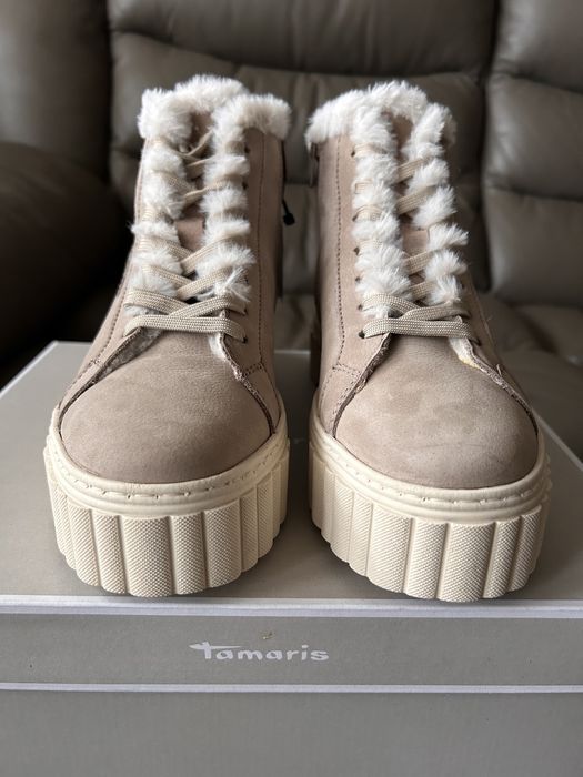 Женские зимние ботинки, сапоги, Tamaris,Ecco,Geox , 38(24.5)