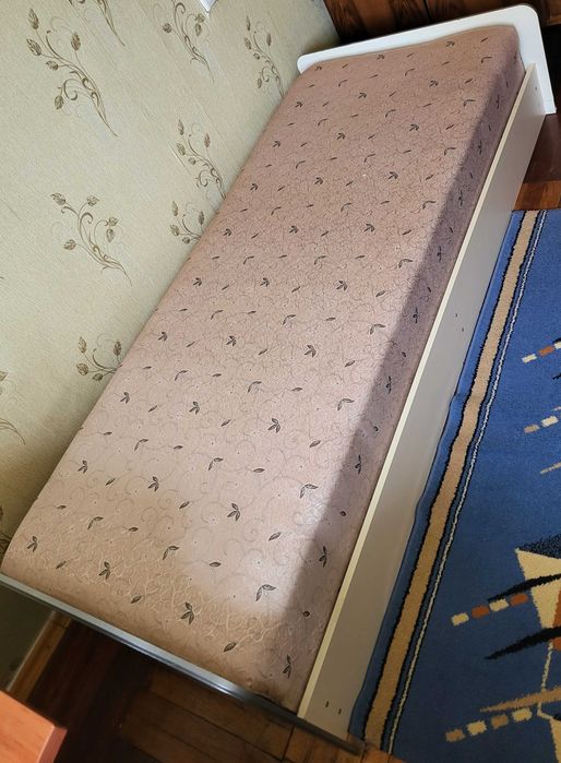 Ліжко односпальне з матрацом, кровать односпальная с матрасом