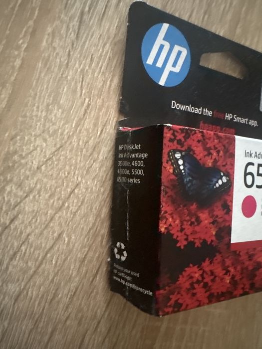 Tusz HP 655 Magenta /różowy Oryginalny