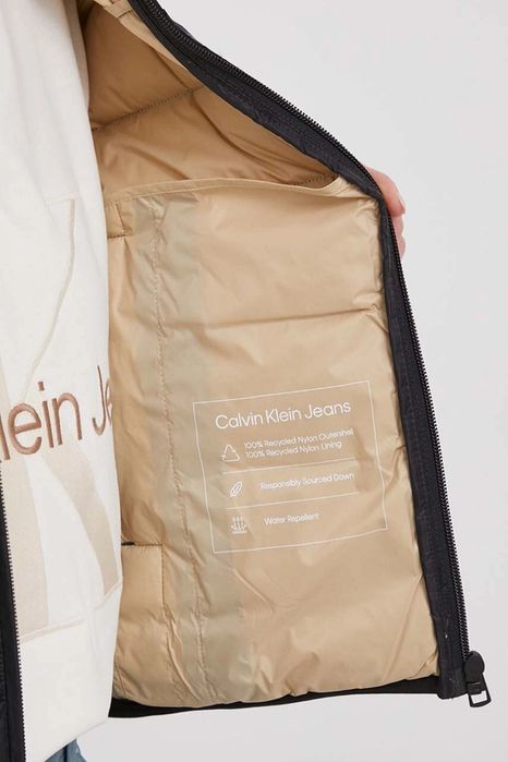 Kurtka puchowa cienka Calvin Klein Jeans M