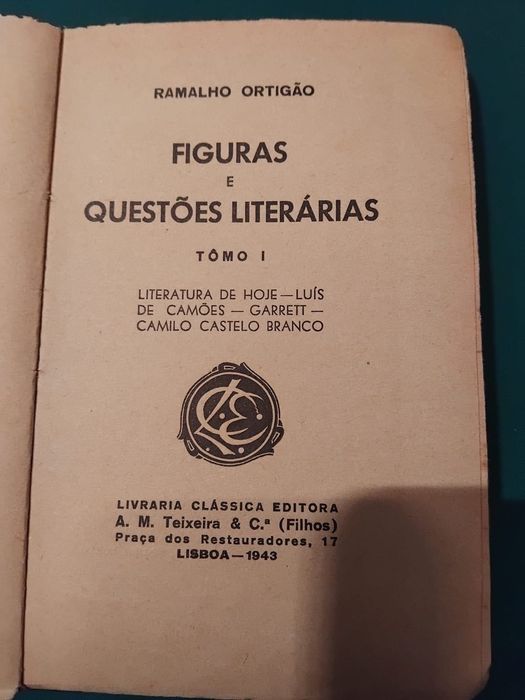 Figuras e Questões Literárias