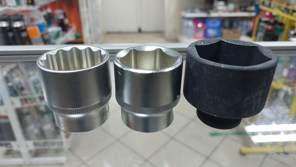 Головки торцевые 1/2, 3/4, 1 дюйм(а). E-профиль.