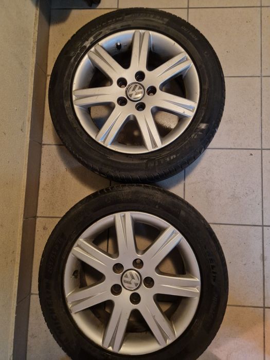 Alufelgi Vw 5x 112 z oponami MICHELIN  16"  lato uzywane