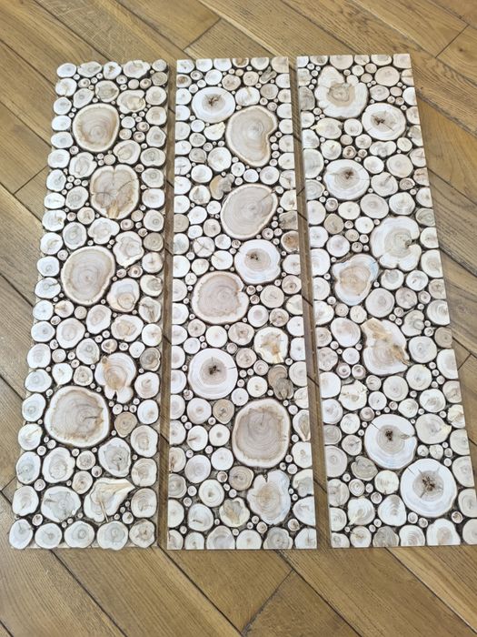 Панель можжевельника спили декор для бані