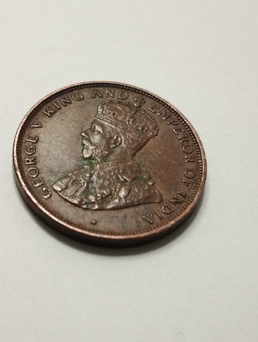 Sprzedam monetę Cejlon 1 cent 1922r. Jerzy V