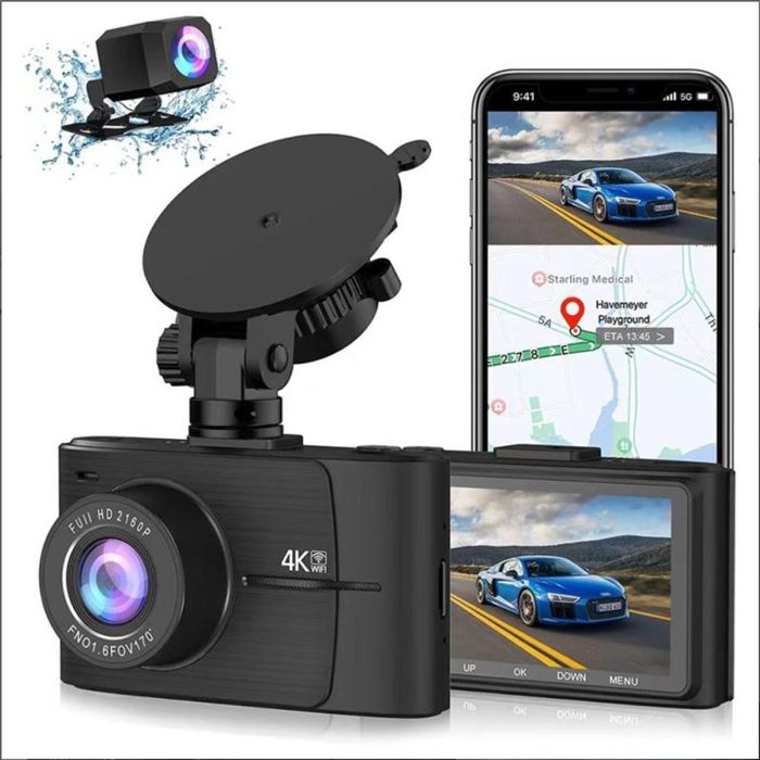Автомобільний відеореєстратор 4К Dash Camera