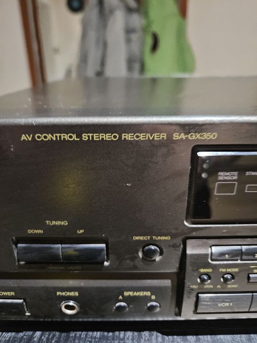 Zestaw amplituner technics kolumny auna