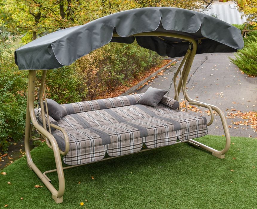 Акция! Качели Садовые "София". Купить Качественные Металлические Раскл