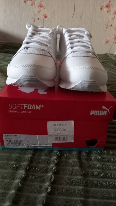 Нові шкіряні кросівки РUMA soft foam р.44(оригінал)