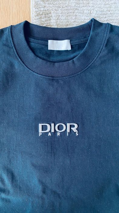 T-shirt Dior, preta e branca