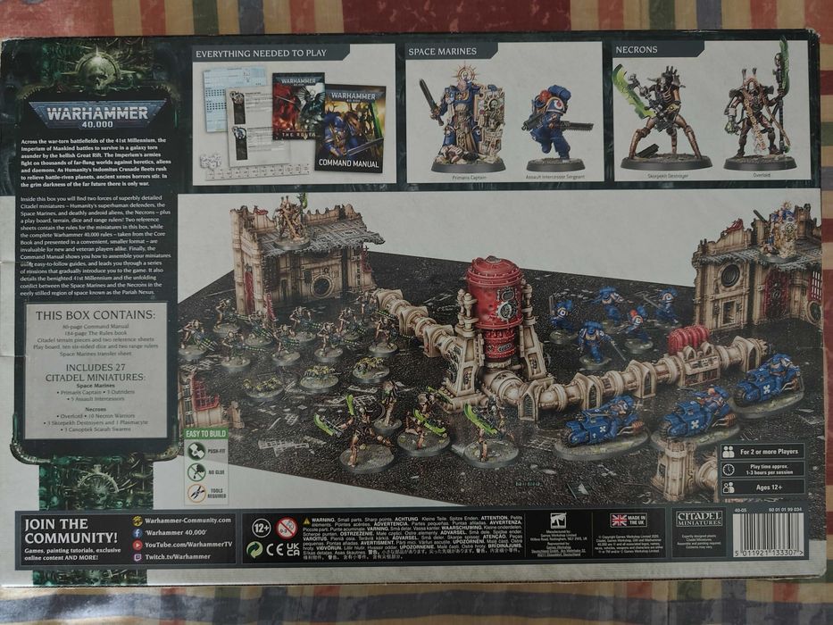 Warhammer 40.000 Command Edition – Completamente Montado e em Excelente Estado