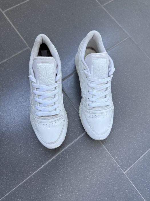 Жіночі кросівки Reebok Classic | Білі шкіряні | 39 розмір | Ідеал