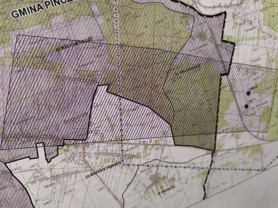 Sprzedam ziemię rolno-budowlaną 37200m2  Bogucice Pierwsze