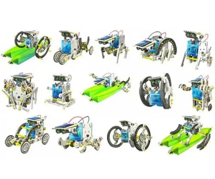 Конструктор 13 в 1 робот  на сонячній панелі