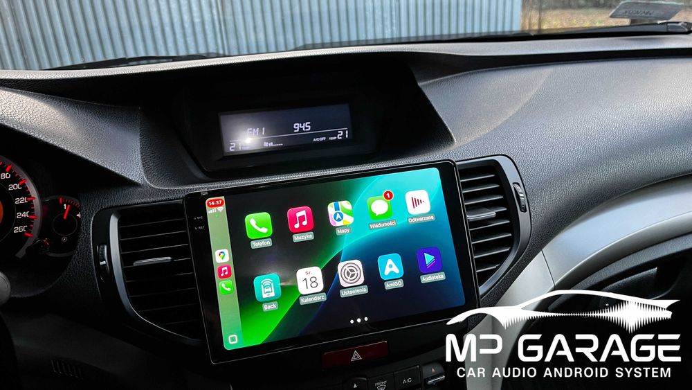 Radio Android_14 Honda Accord 8 LTE CarPlay/AA Qled 4G Montaż