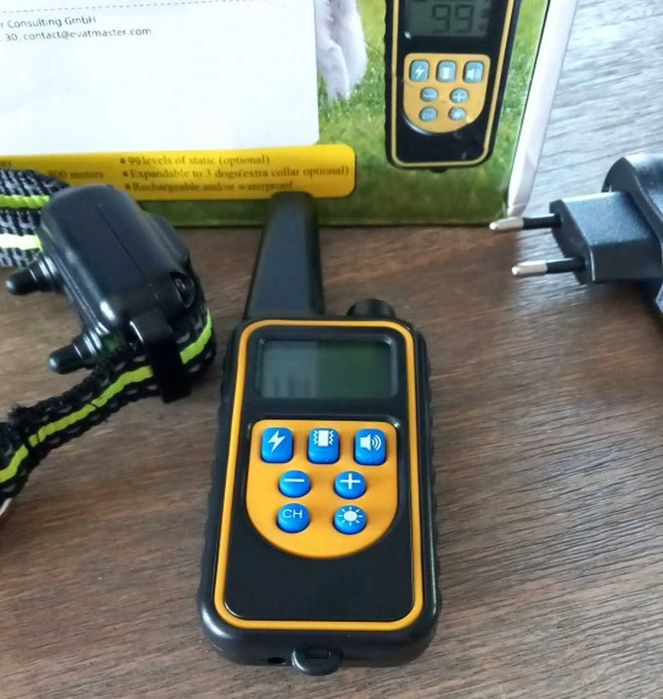 Электронный тренировочный ошейник собак и пульт на 1000 м дрессировка