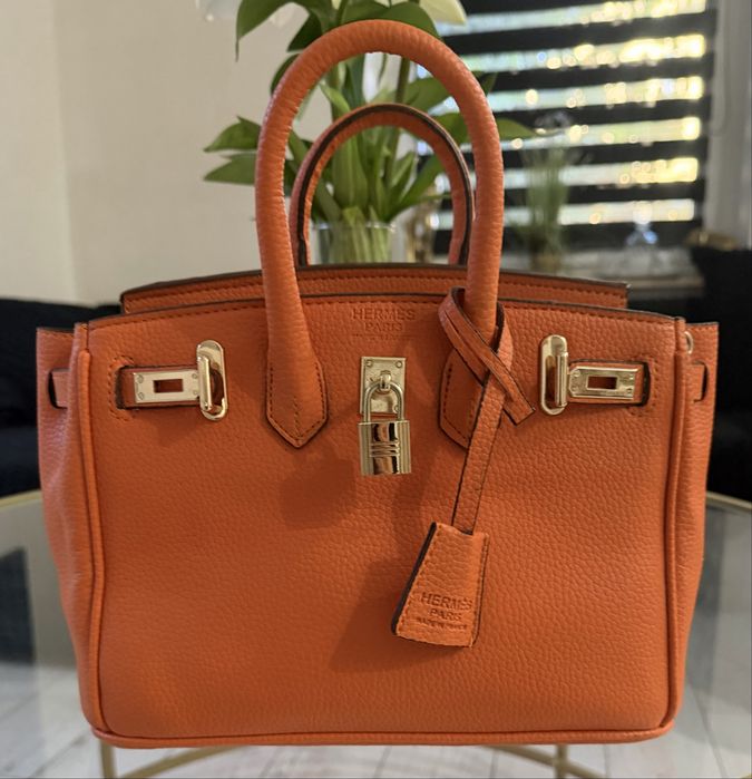 Hermes 25 pomaranczowa